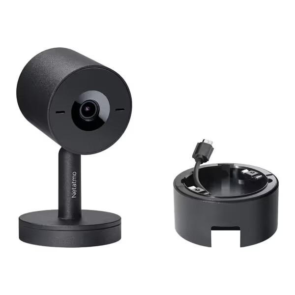pacchetto telecamera interna advance - nero adattatore poe - nero